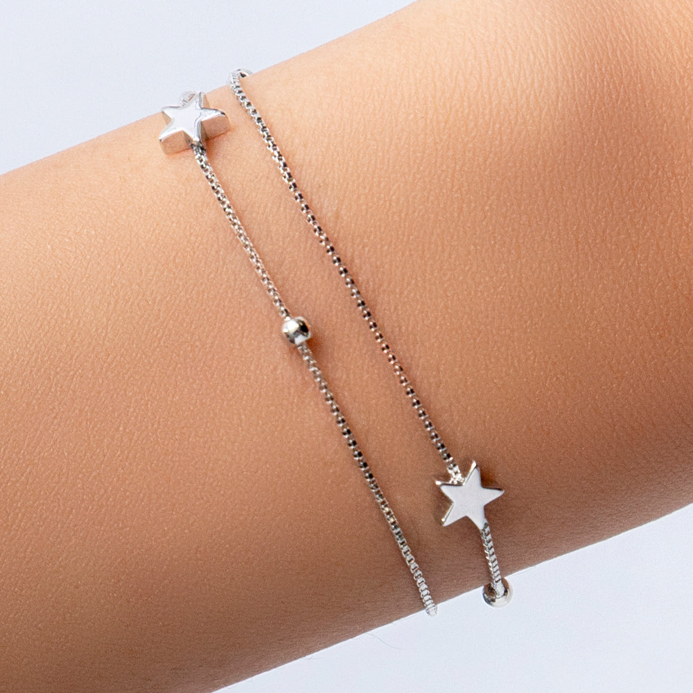 Olivia Star Bracelet (Silver)