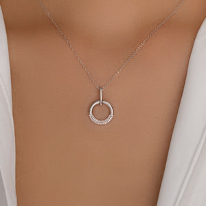 Samara Pendant Necklace (Silver)
