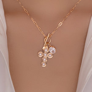 Francis Cross Pendant Necklace