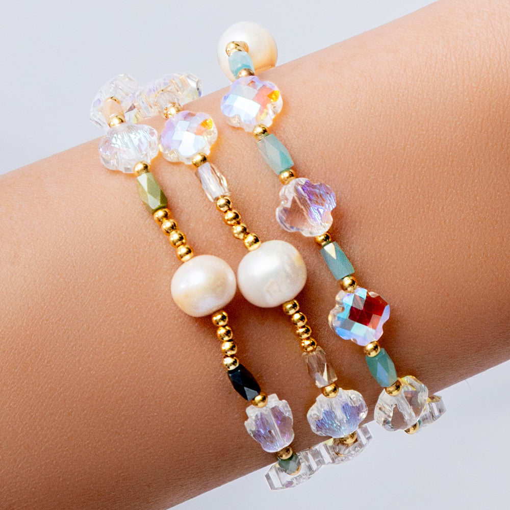 Iridescent Steffy Bracelet Set