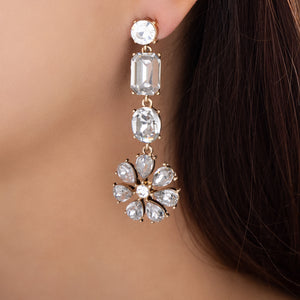 Taylor Flower Drop Earrings