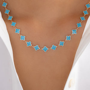 Classic Steffy Necklace (Turquoise)