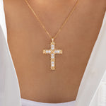 Crystal Danica Cross Necklace