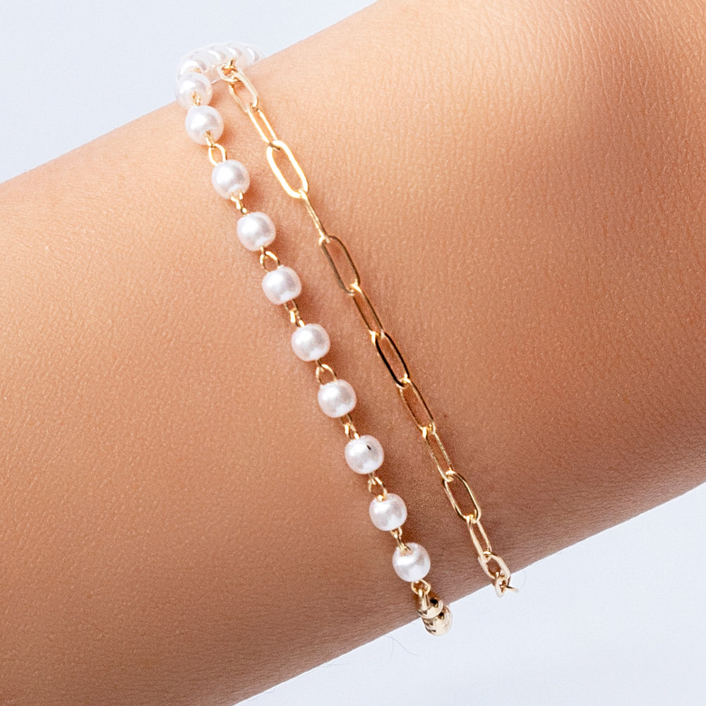 Jacqueline Pearl Bracelet