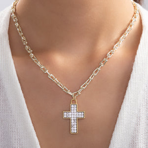 Chic Chain Necklace (Cross)