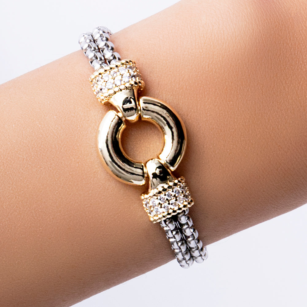 Crystal Pete Bracelet Set (Silver) – Love Stylize