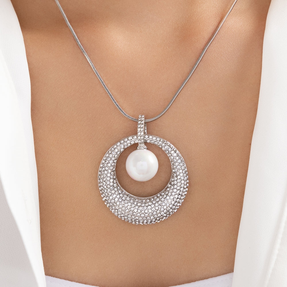 Charlotte Pendant Necklace (Silver)