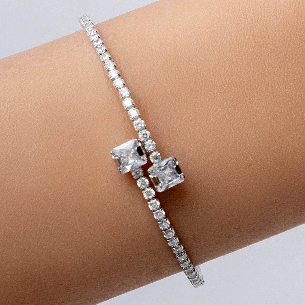Crystal Kathryn Cuff (Silver)