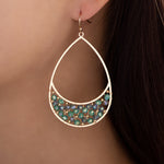 Isabella Earrings (Turquoise)