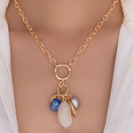Becky Pendant Necklace (White)
