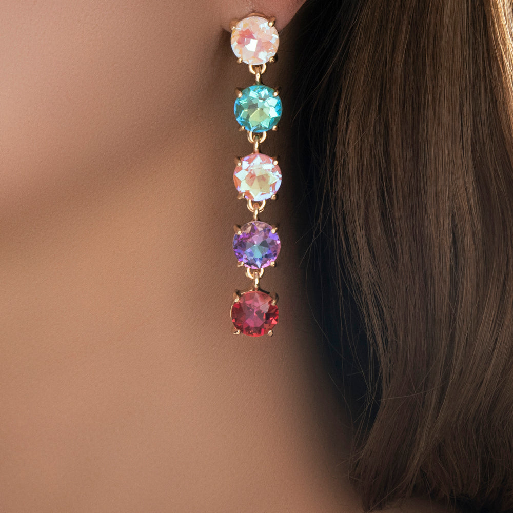 Multi Sherry Drop Earrings