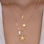Diana Shell Charm Necklace