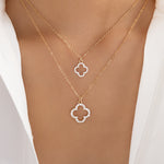 Simple Crystal Steffy Necklace Set