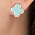 Carolina Steffy Earrings (Turquoise)