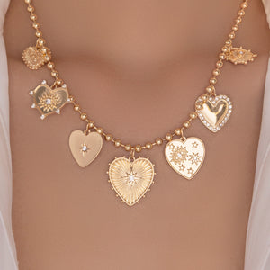 Ryan Heart Charm Necklace