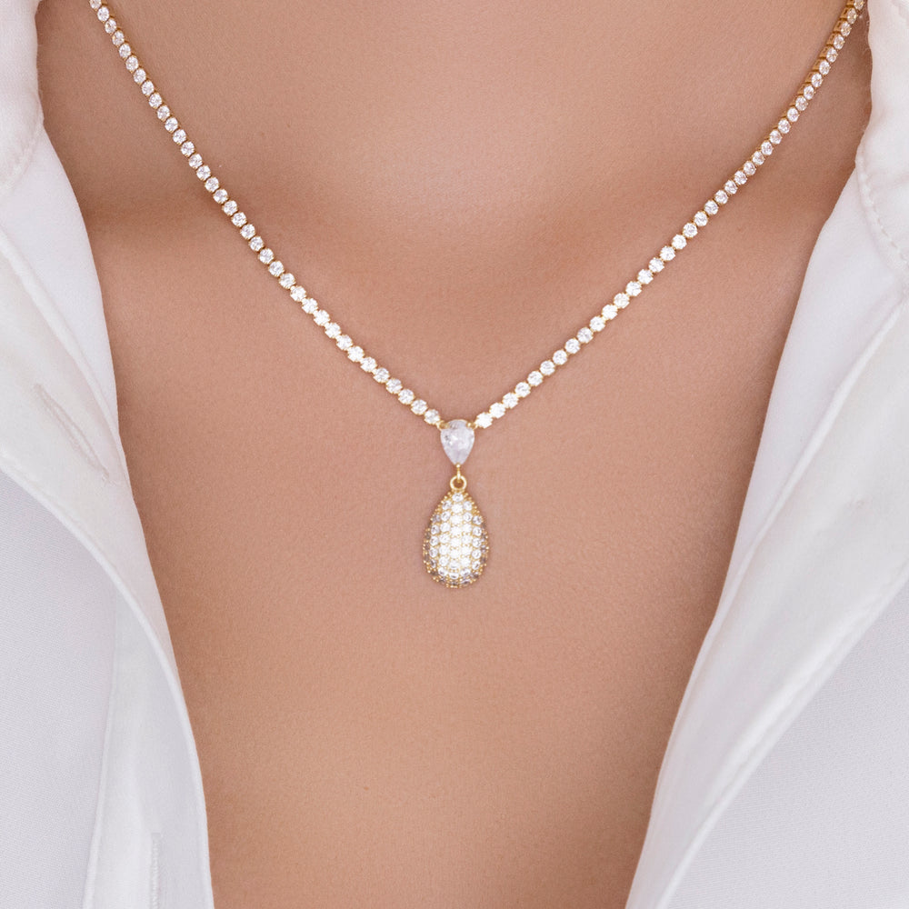 Crystal Tiff Necklace