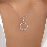 Crystal Lorraine Necklace (Silver)