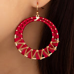 Sydney Earrings (Red)