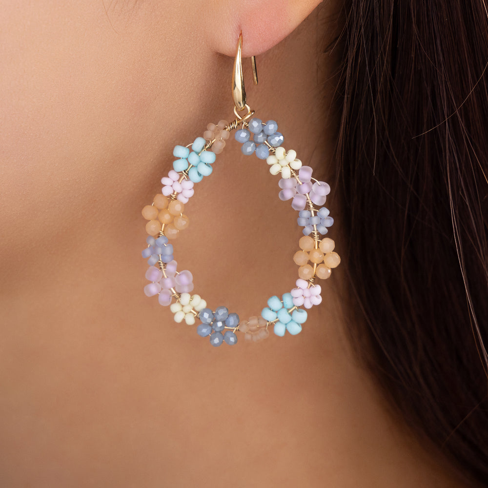 Francis Flower Earrings (Pastel)