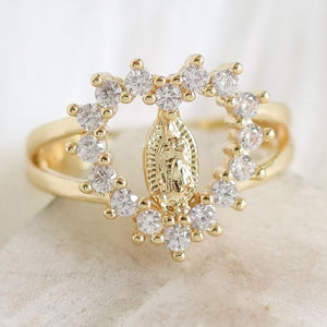 Mary Heart Ring