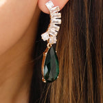 Emerald Megan Earrings