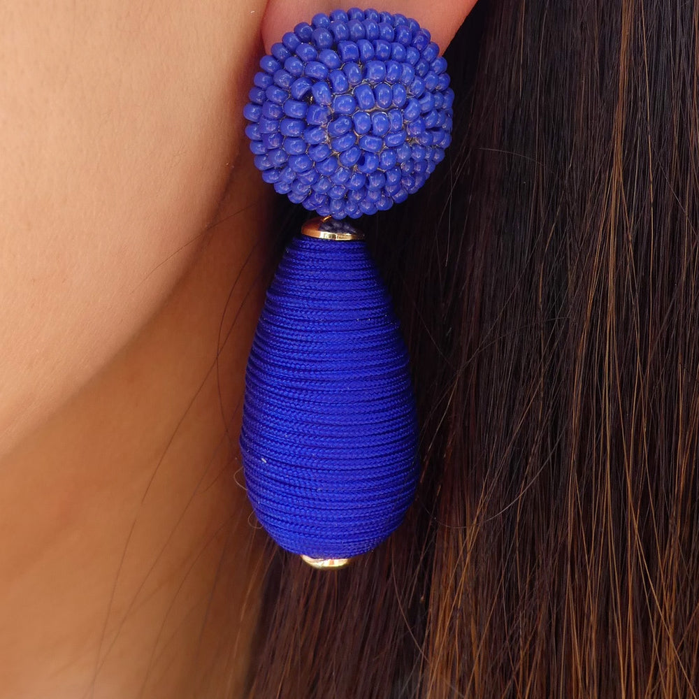 Blue Annalise Earrings