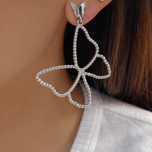 Dana Butterfly Earrings (Silver)