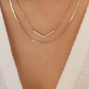 Pearl V Necklace