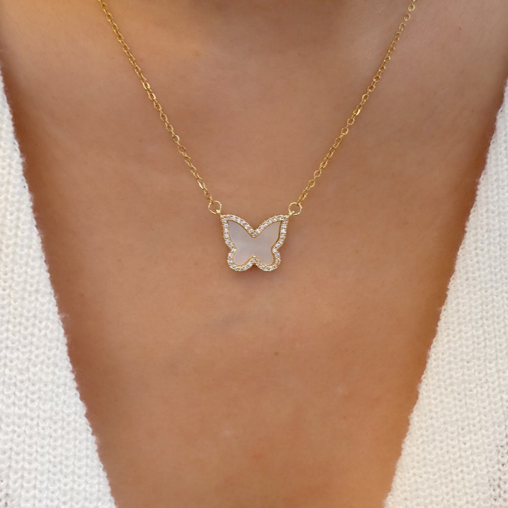 Gemma Butterfly Necklace