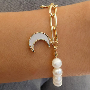 Moon & Star Charm Bracelet