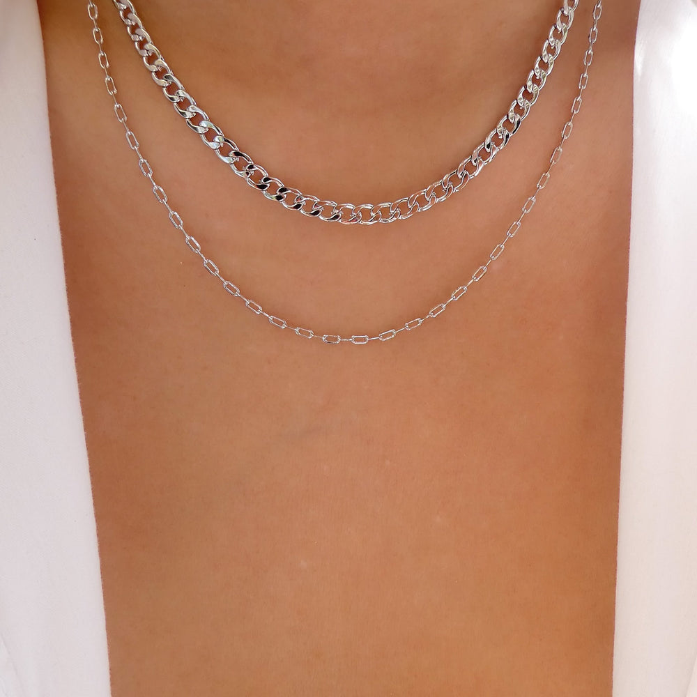 Ara Chain Necklace (Silver)