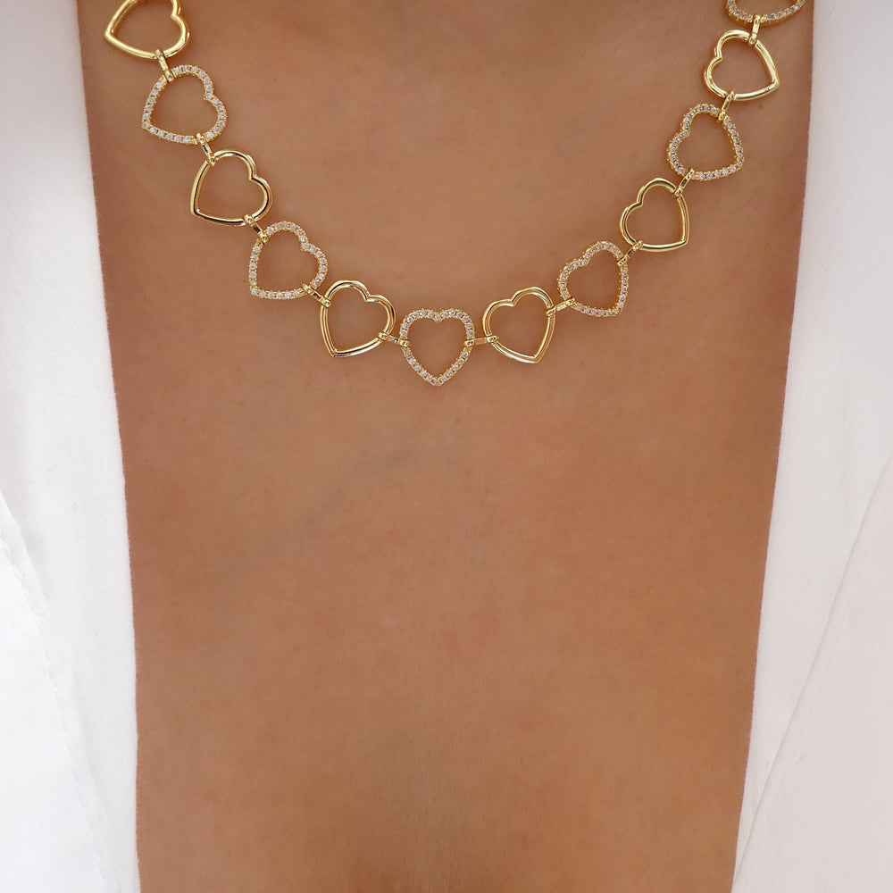 Farrah Heart Necklace