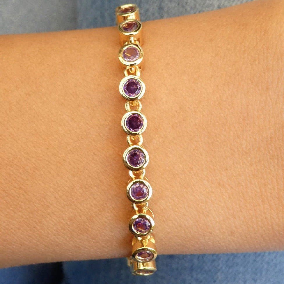 Purple Dina Bracelet