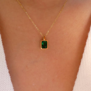 Emerald Joan Necklace