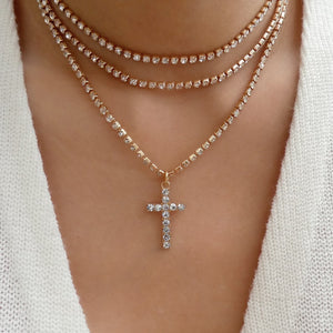 Dena Cross Necklace