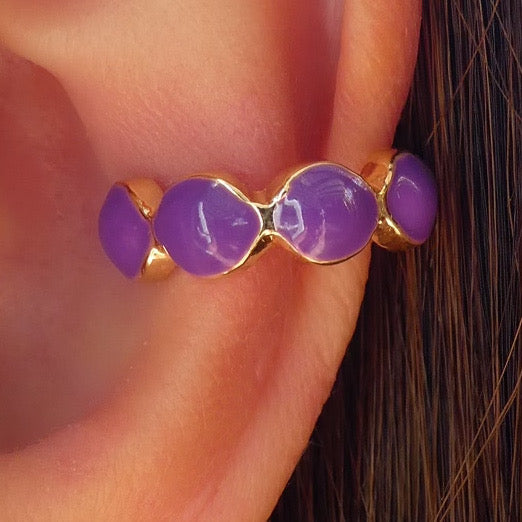 Ophelia Ear Cuffs (Purple)