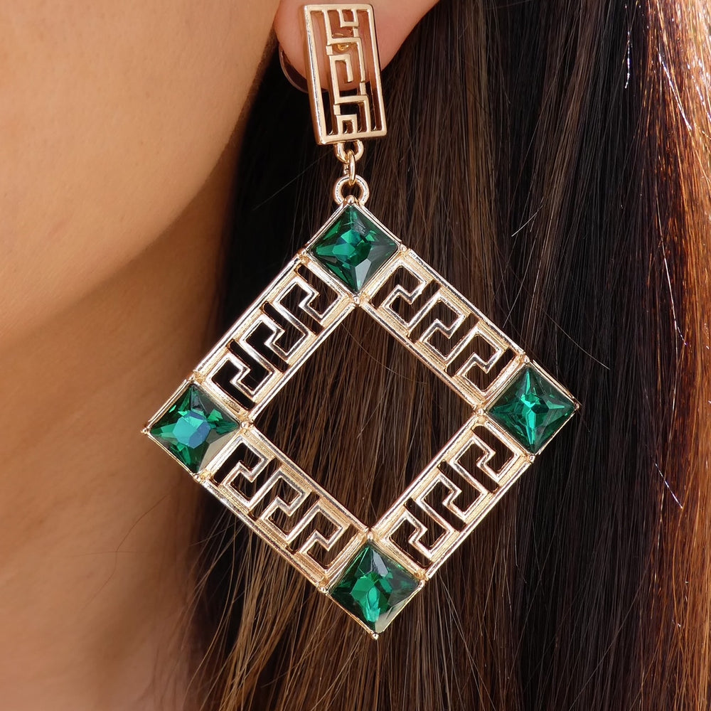 Emerald Avery Earrings