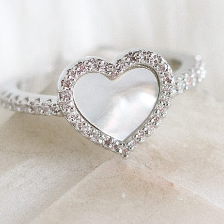 Adalyn Heart Ring (Silver)