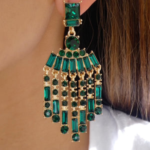 Emerald Linda Earrings
