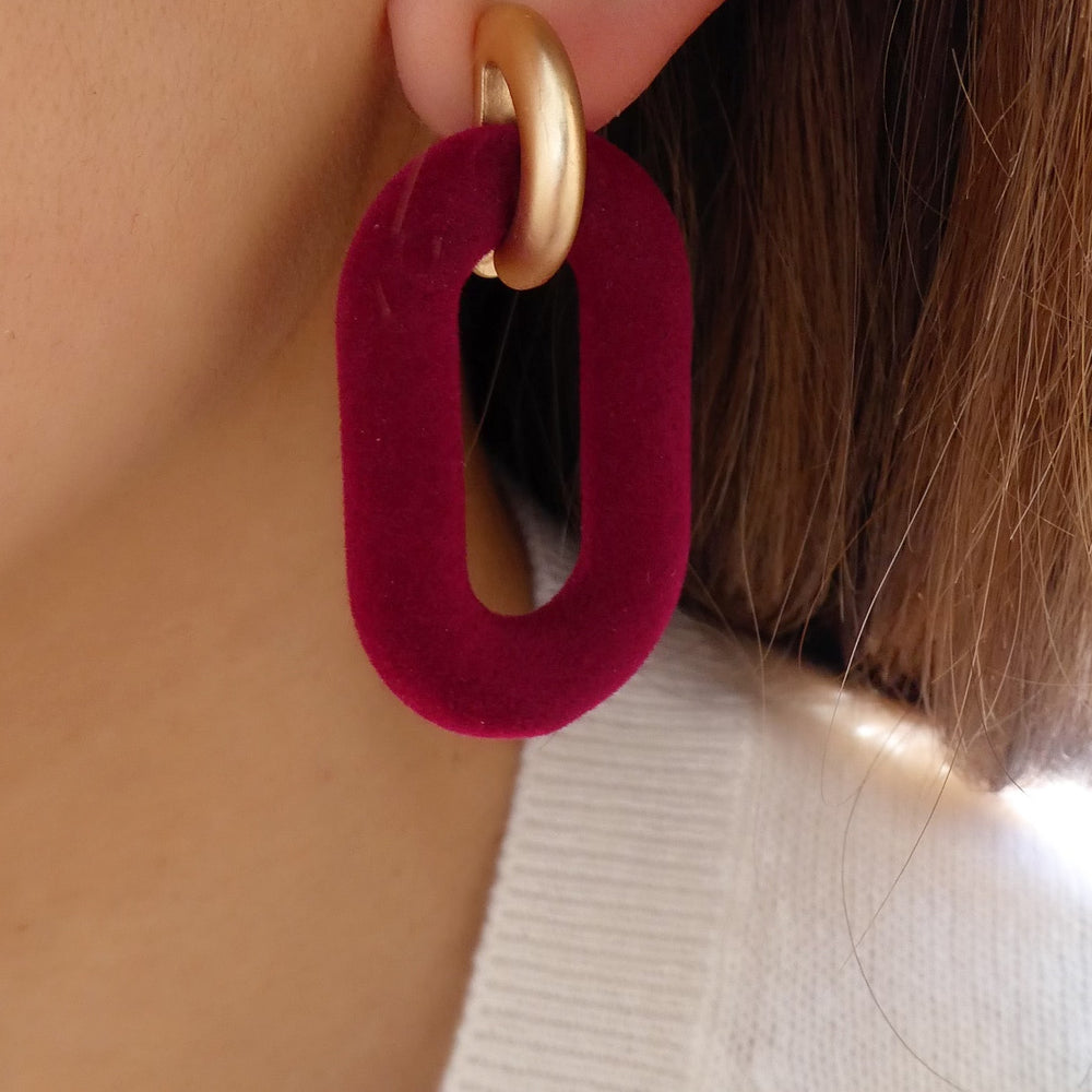 Red Gracie Earrings