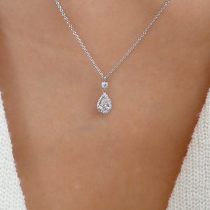 Crystal Amari Necklace (Silver)