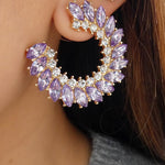 Purple Valerie Earrings