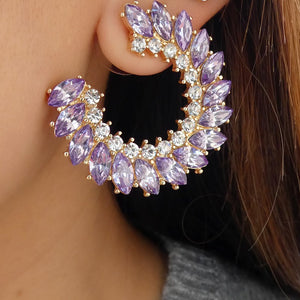 Purple Valerie Earrings
