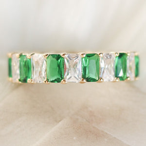 Emerald Ozzie Ring