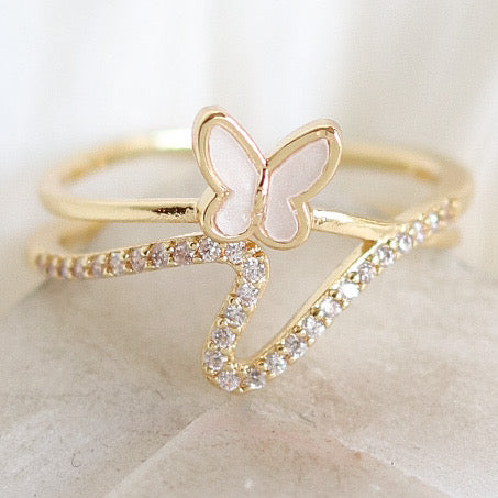 Martina Butterfly Ring