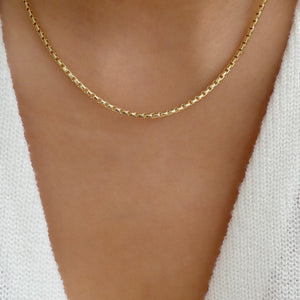 Gold Marina Link Necklace