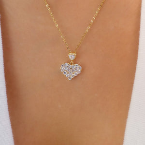 Crystal Ali Heart Necklace