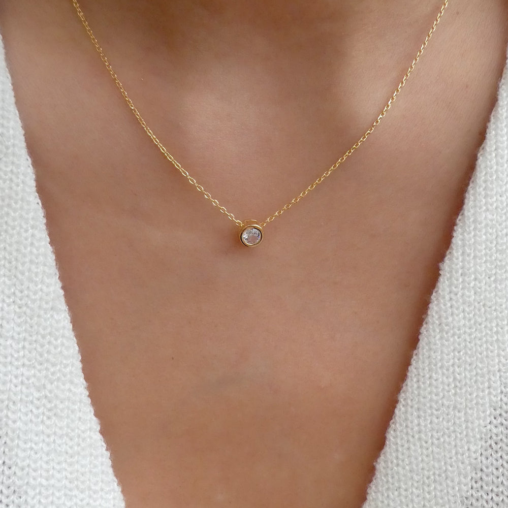 Crystal Dot Necklace