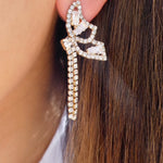 Amara Crystal Butterfly Earrings