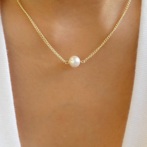 Mya Pearl & Link Necklace